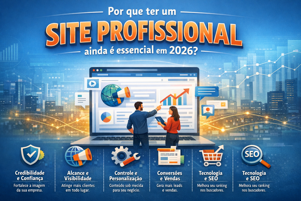 Por que ter um site profissional ainda é essencial em 2026