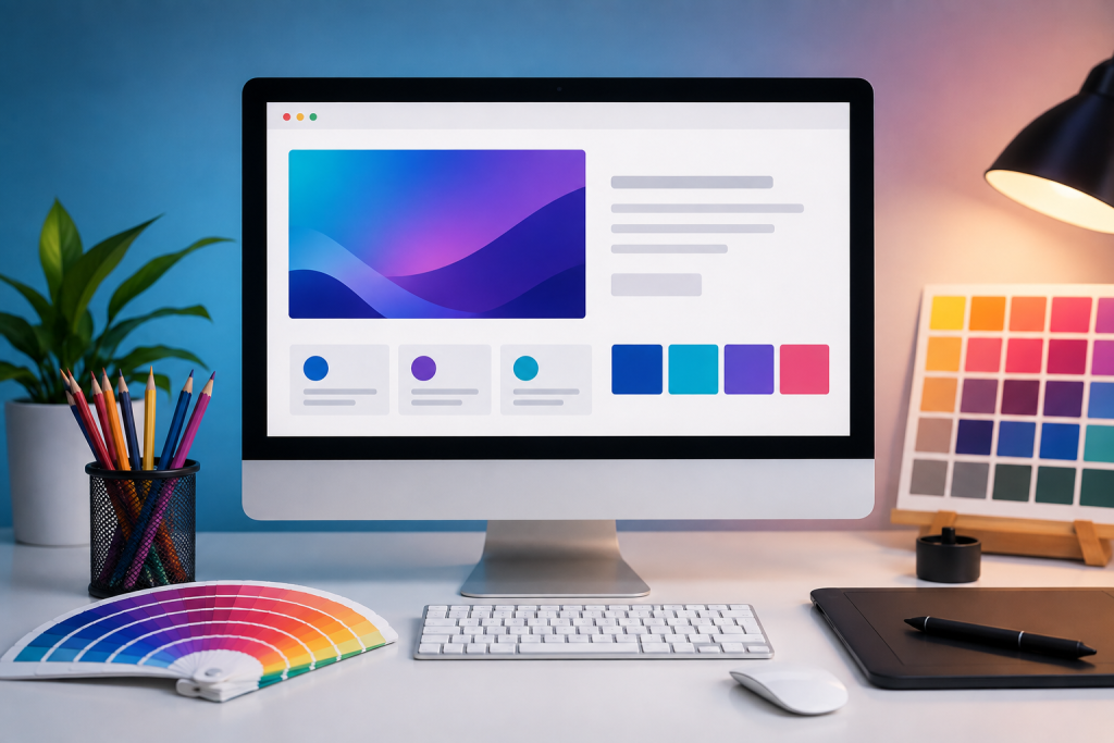 Como escolher a paleta de cores ideal para um site